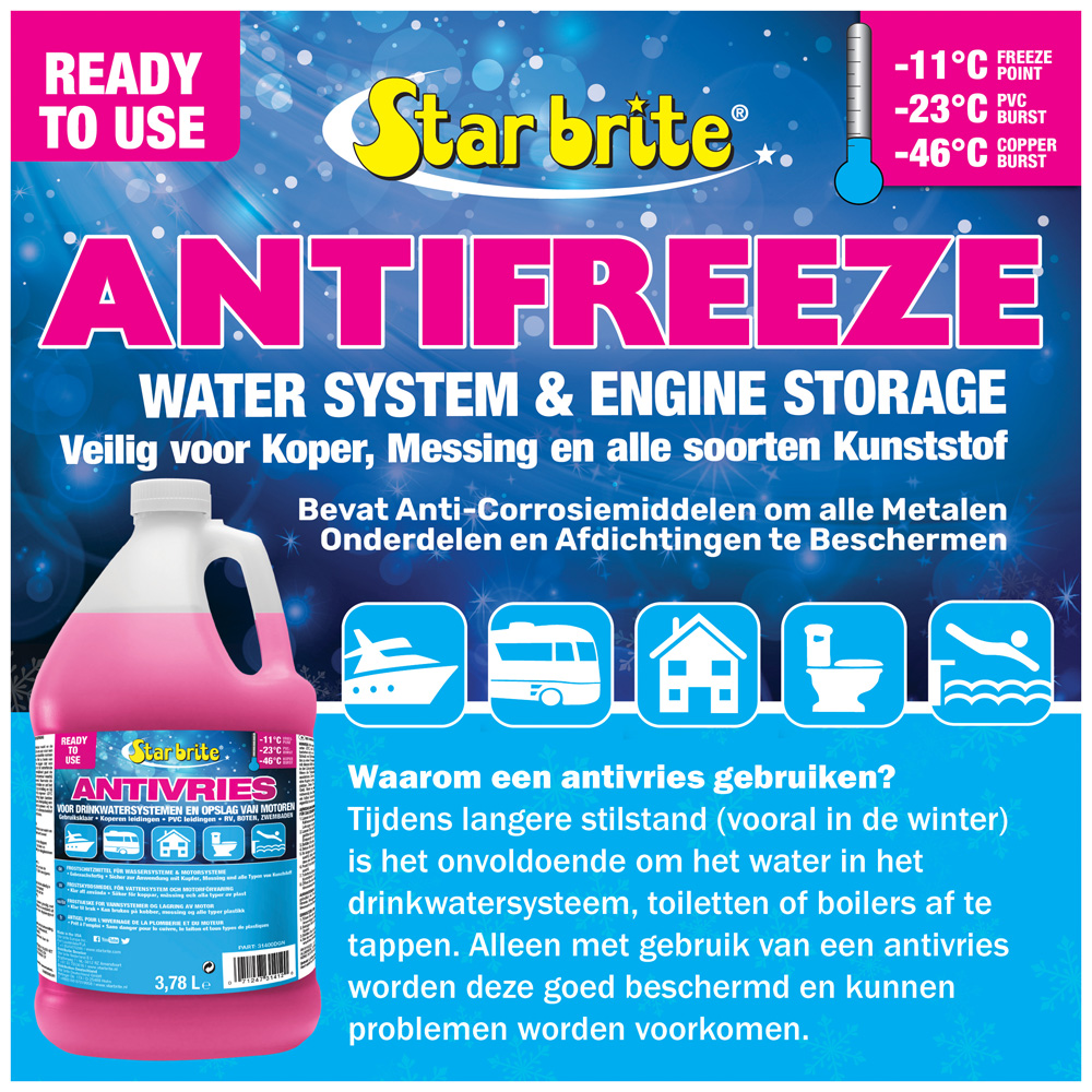 Starbrite drinkwater antivries 3800 ml 3