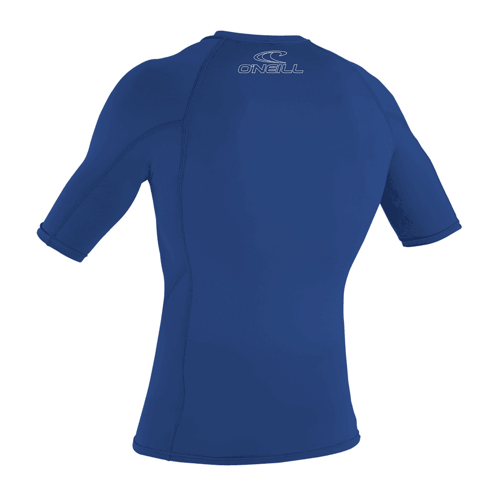 korte mouwen rash guard heren blauw