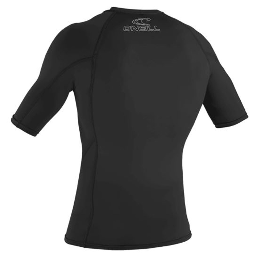 korte mouwen rash guard heren zwart