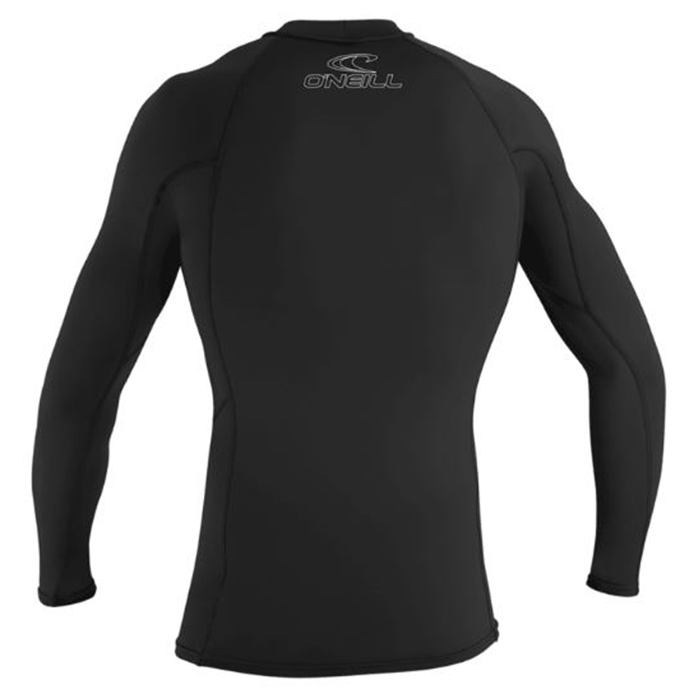 UV shirt met lange mouwen heren zwart