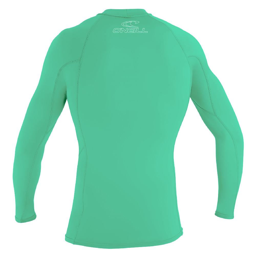 Oneill lange mouwen rash guard kind aqua blauw 2