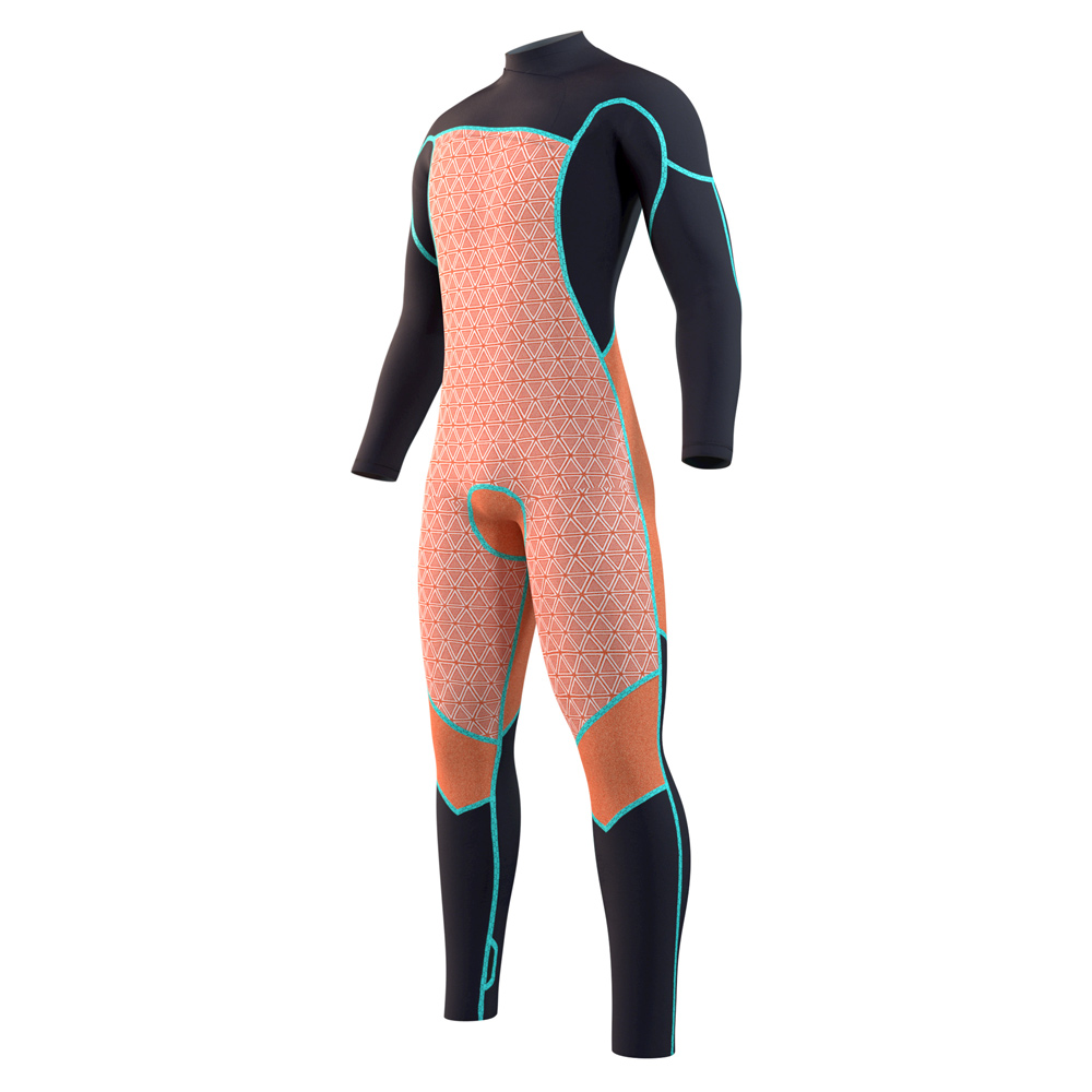 Mystic Majestic Fullsuit 5/3mm borstrits Night blauw heren wetsuit 3