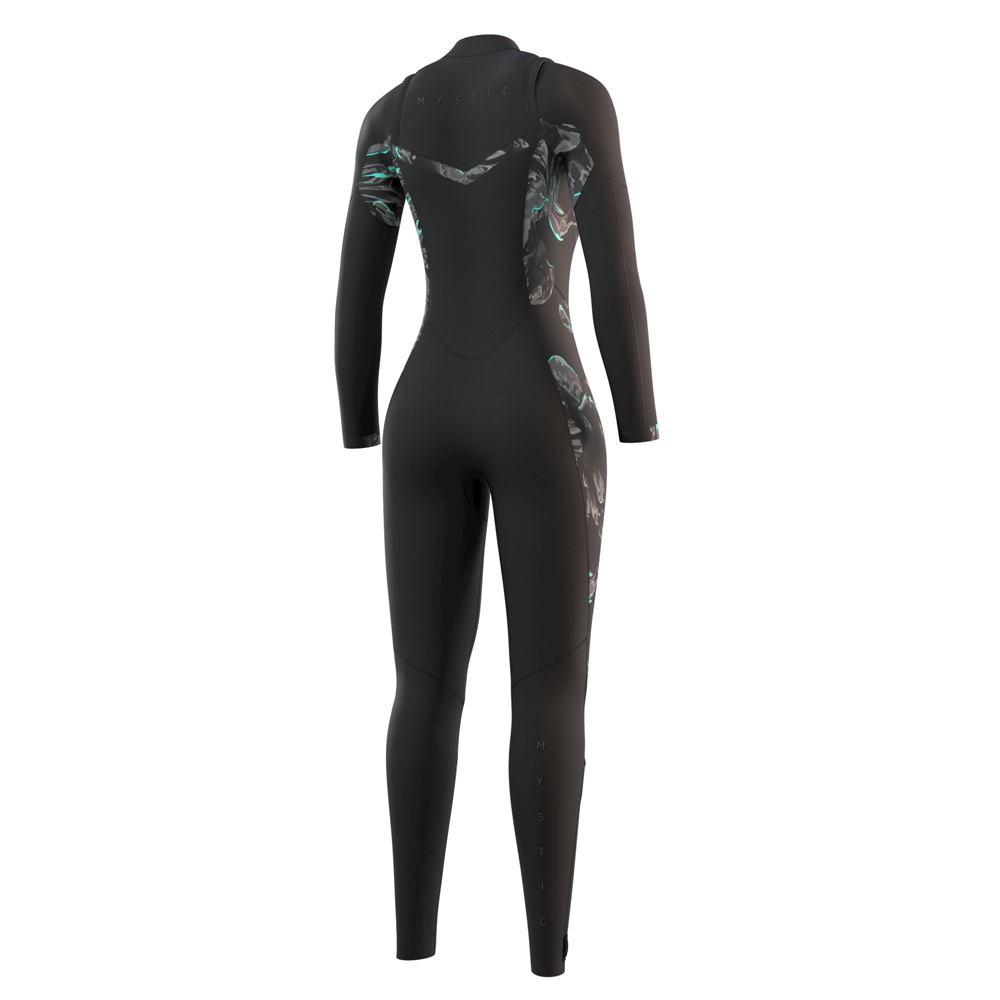 Mystic Dazzled Fullsuit 5/3mm dubbele borstrits dames Zwart 2