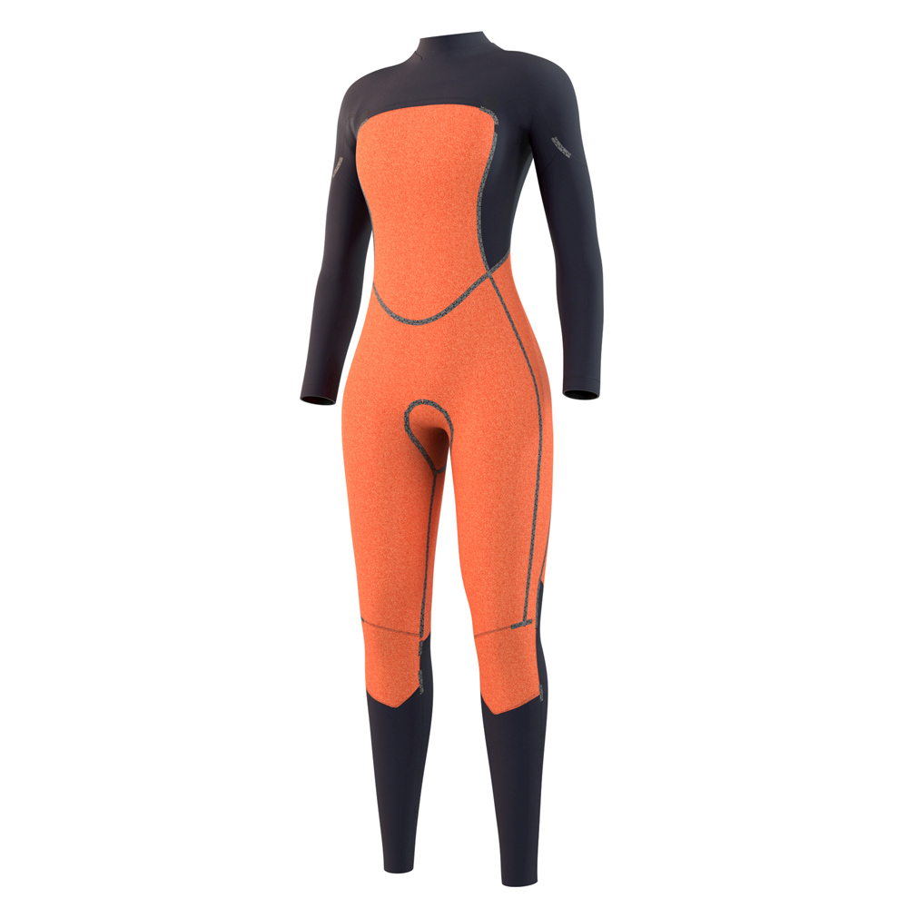 Mystic Dazzled Fullsuit 5/3mm dubbele borstrits dames Zwart 3
