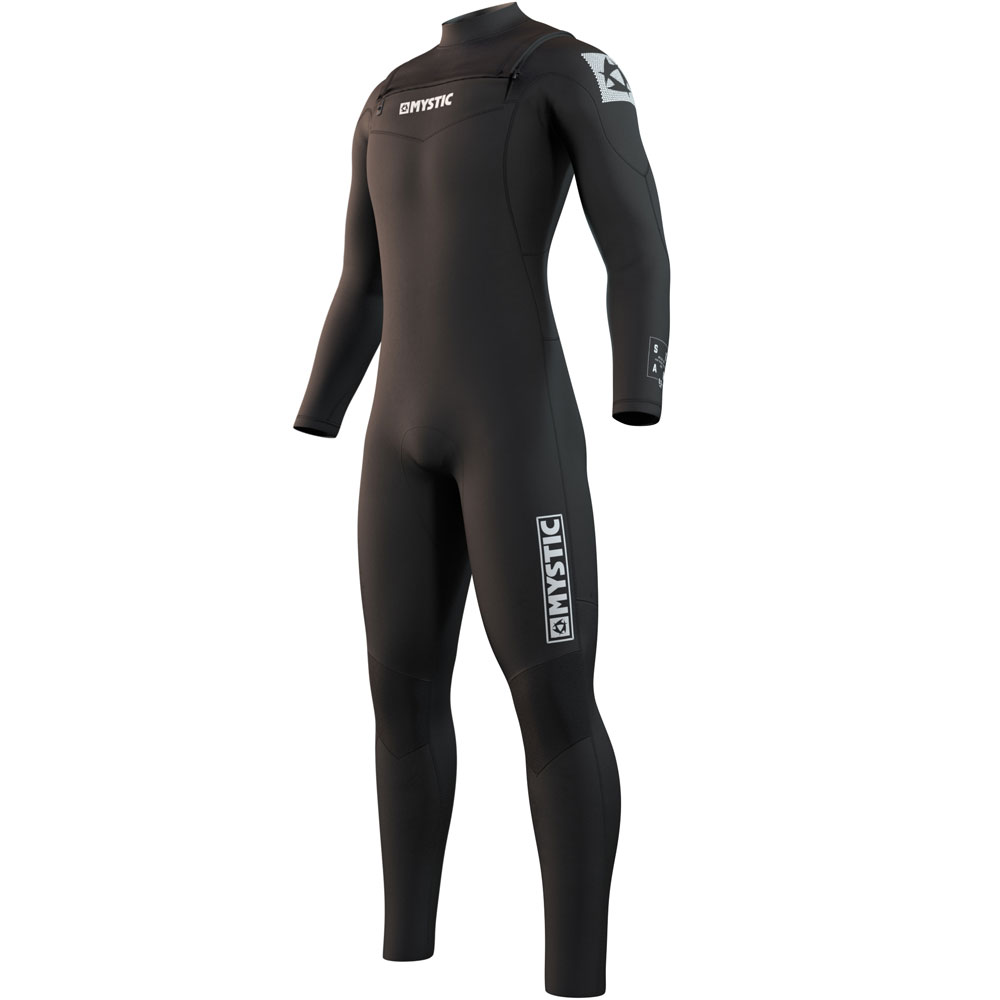 Star Fullsuit 5/3mm dubbele borstrits Zwart heren wetsuit