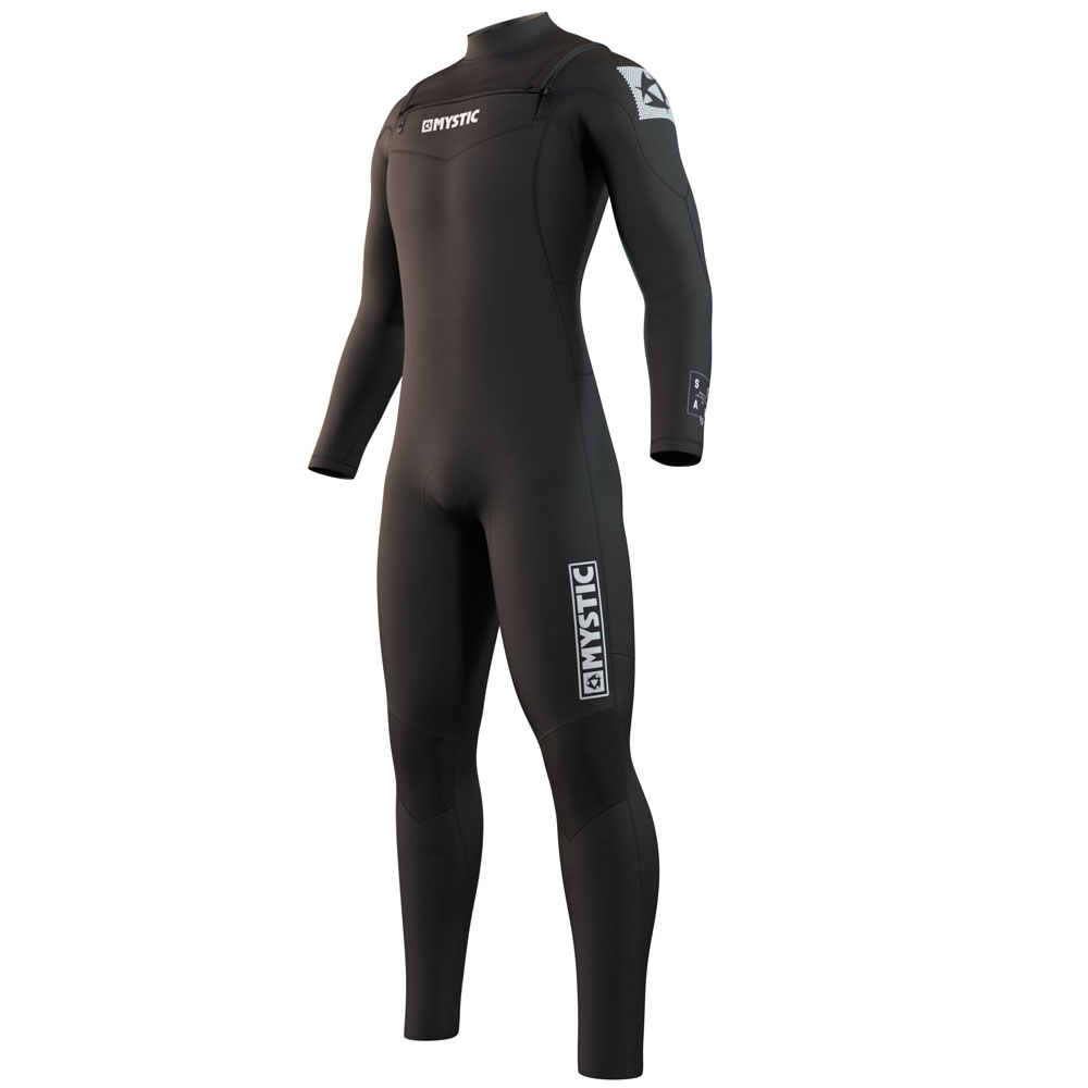 Mystic Star Fullsuit 4/3mm dubbele borstrits Zwart heren wetsuit 1