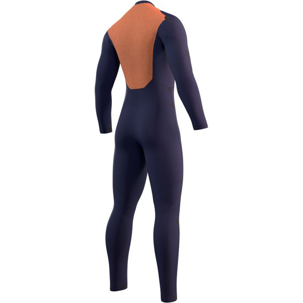 Mystic Star Fullsuit 5/3mm rugrits Night blauw heren wetsuit 4