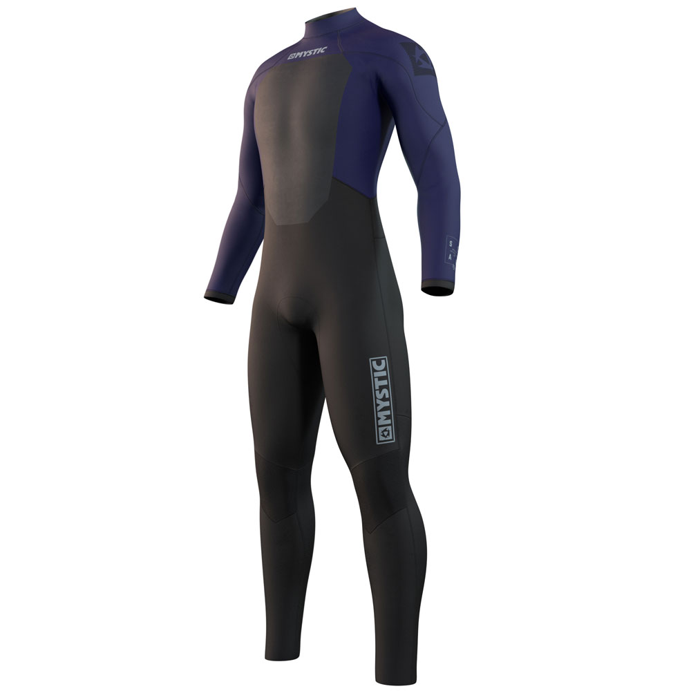 Mystic Star Fullsuit 3/2mm rugrits Night blauw heren wetsuit 1