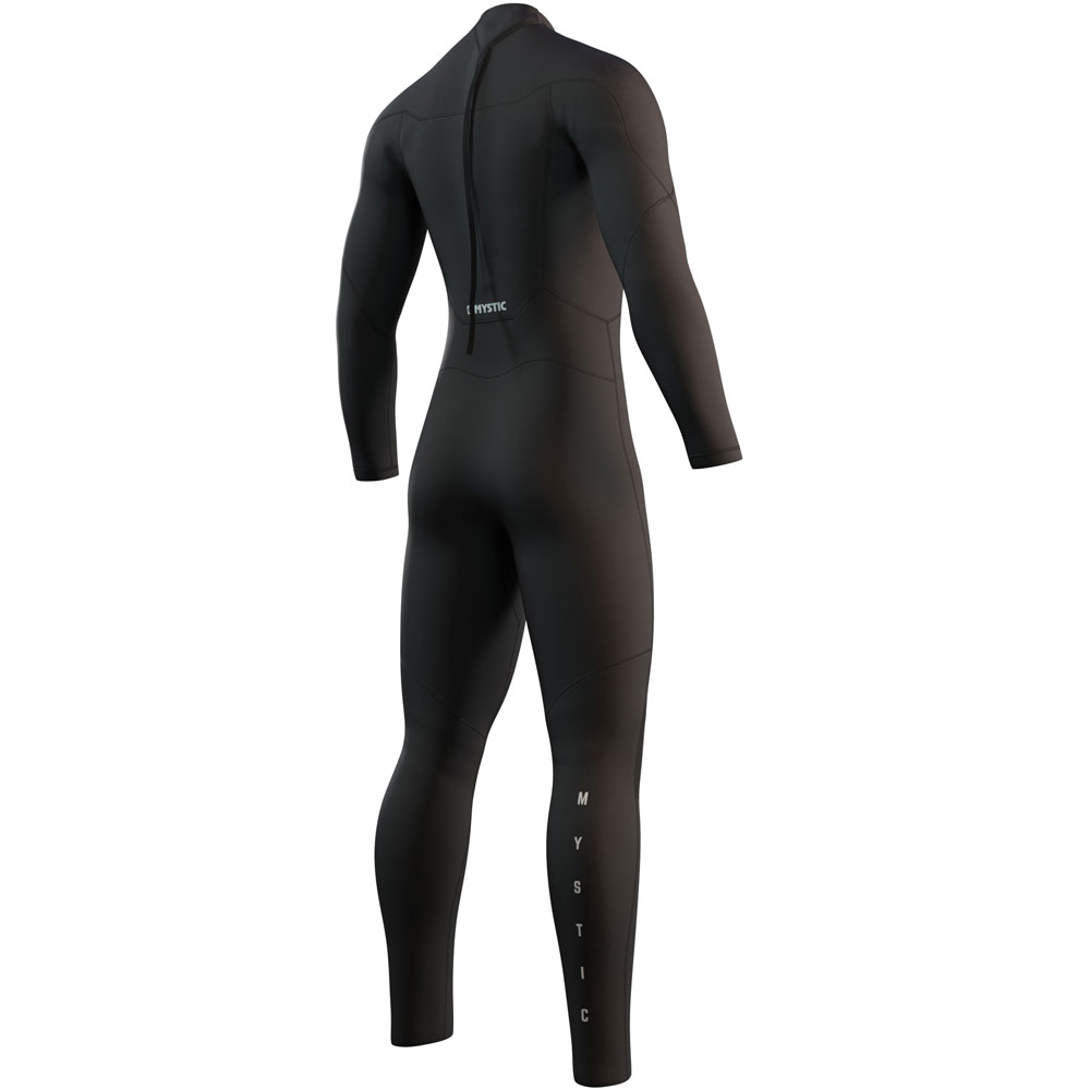 Mystic Brand Fullsuit 3/2mm rugrits Flatlock Zwart heren wetsuit 2