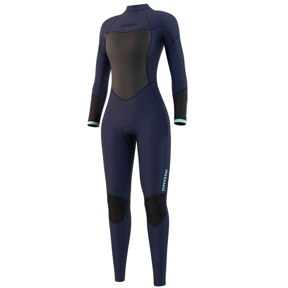 Brand Fullsuit 3/2mm rugrits Flatlock dames Night blauw