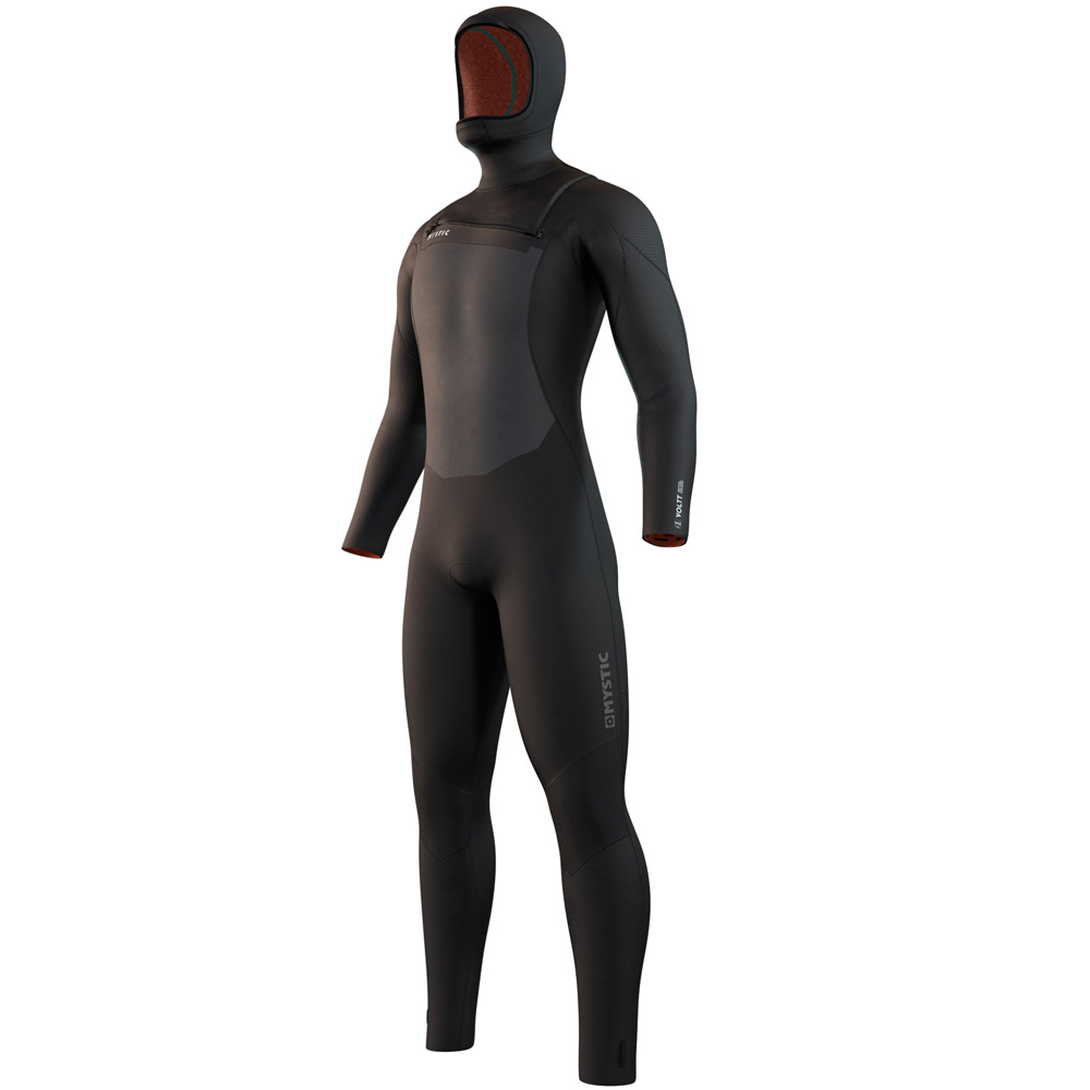 Mystic Voltt Hooded fullsuit 6/4/3 mm borstrits heren zwart foto 1