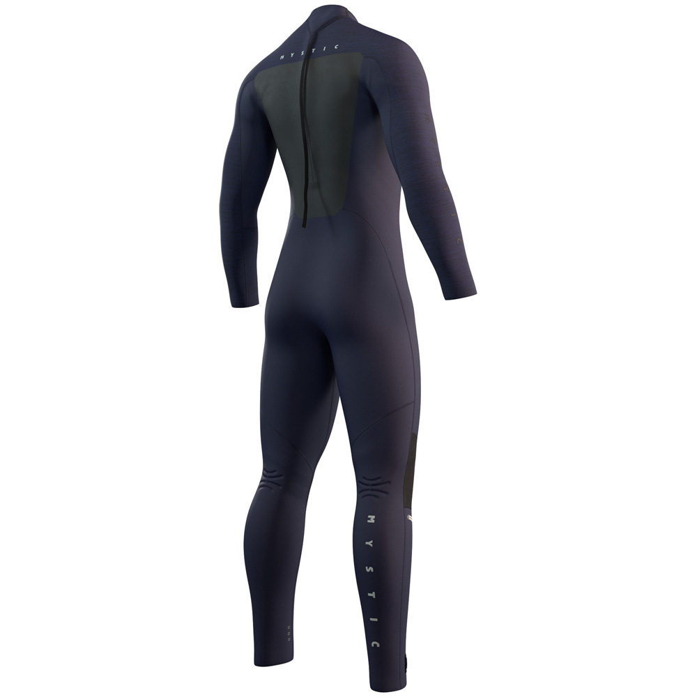 Majestic fullsuit 5/4mm rugrits heren night blauw
