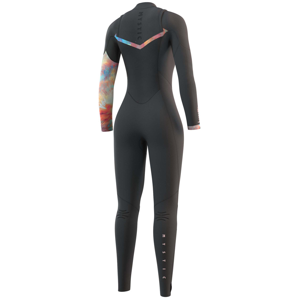 Jayde fullsuit 5/4mm dubbele borstrits dames donker grijs