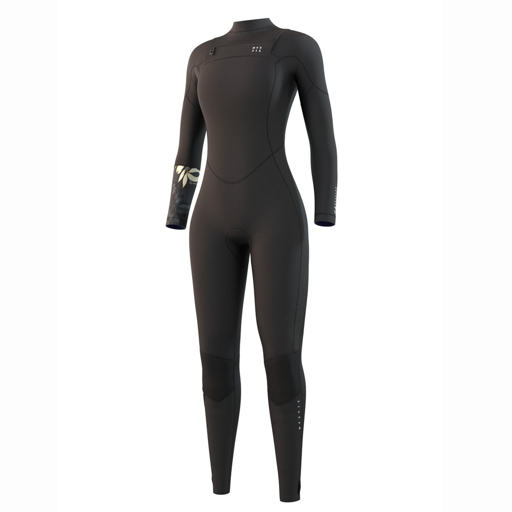 Dazzled fullsuit 5/3mm dubbele borstrits dames zwart