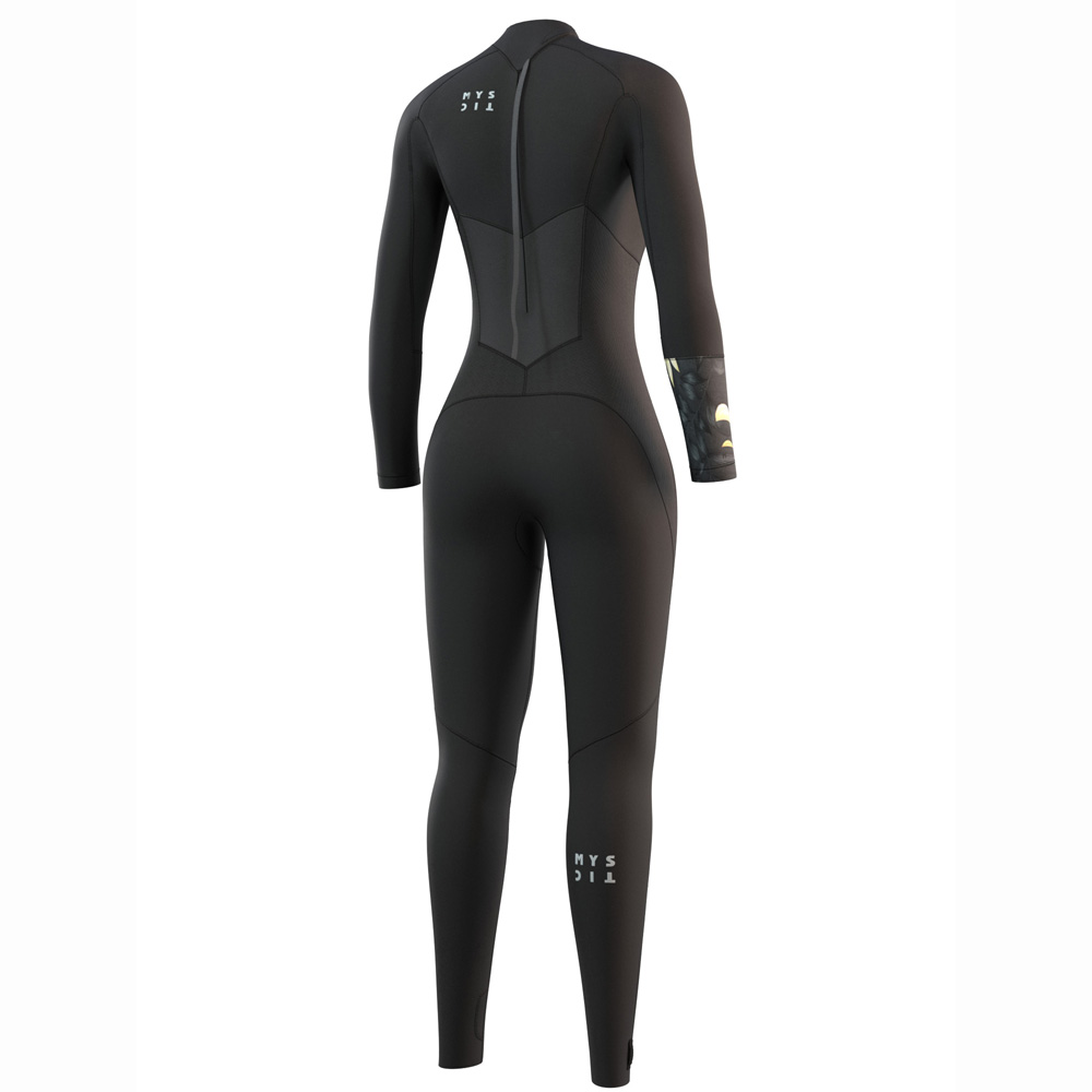 Dazzled fullsuit 5/3mm rugrits dames zwart