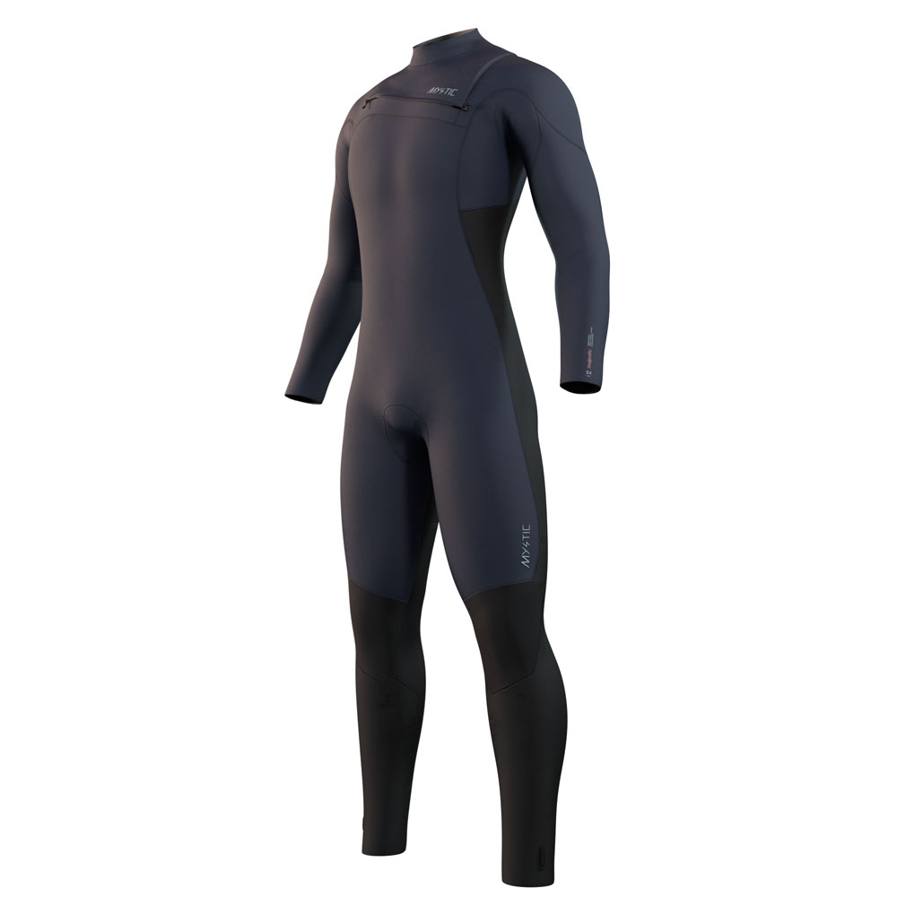 Mystic Majestic fullsuit wetsuit heren 5/4mm borstrits navy blauw 1