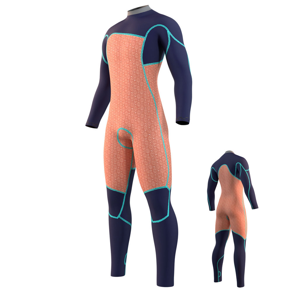 Mystic Majestic fullsuit wetsuit heren 5/4mm borstrits Cypress groen 8