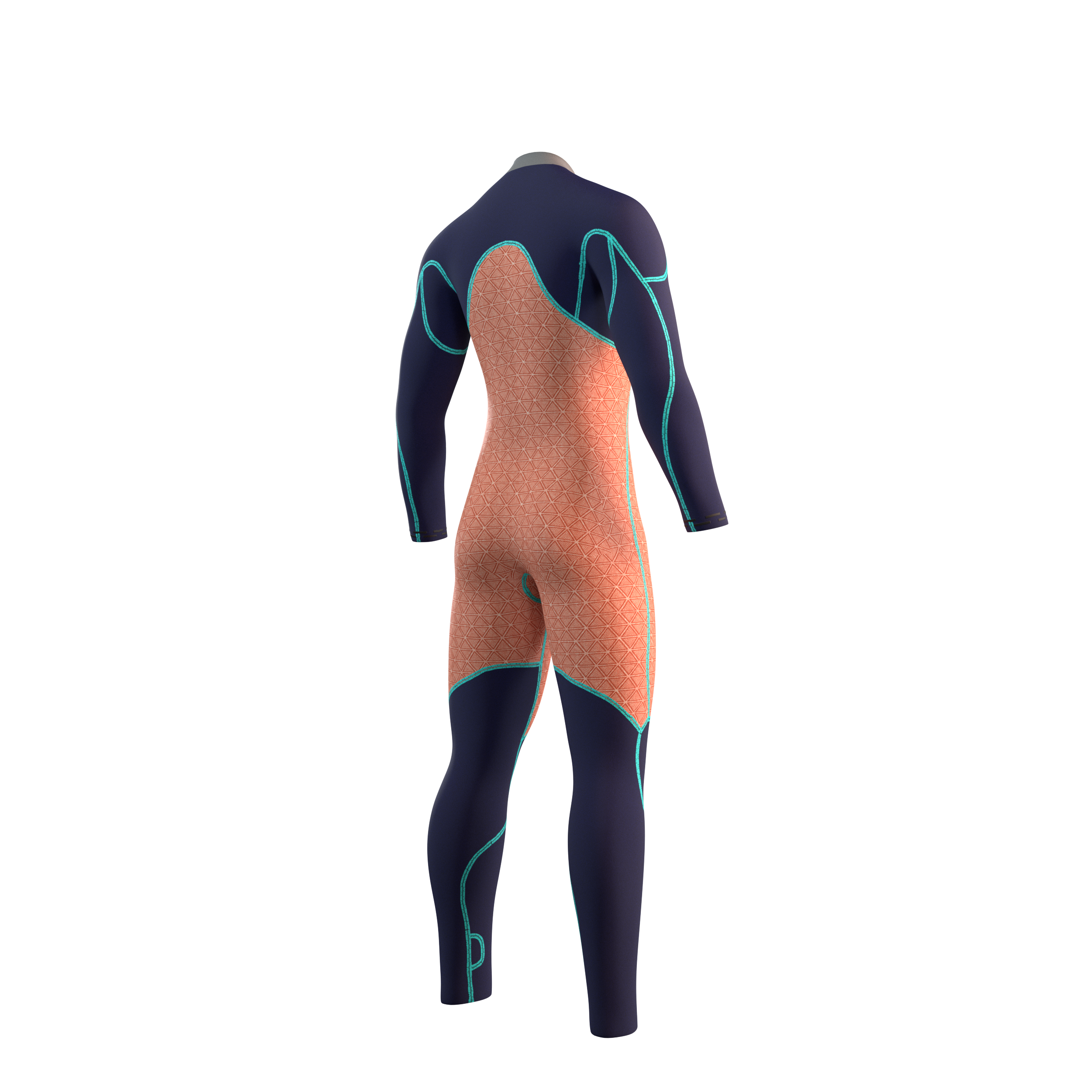 Mystic Majestic fullsuit wetsuit heren 5/4mm borstrits Cypress groen 9