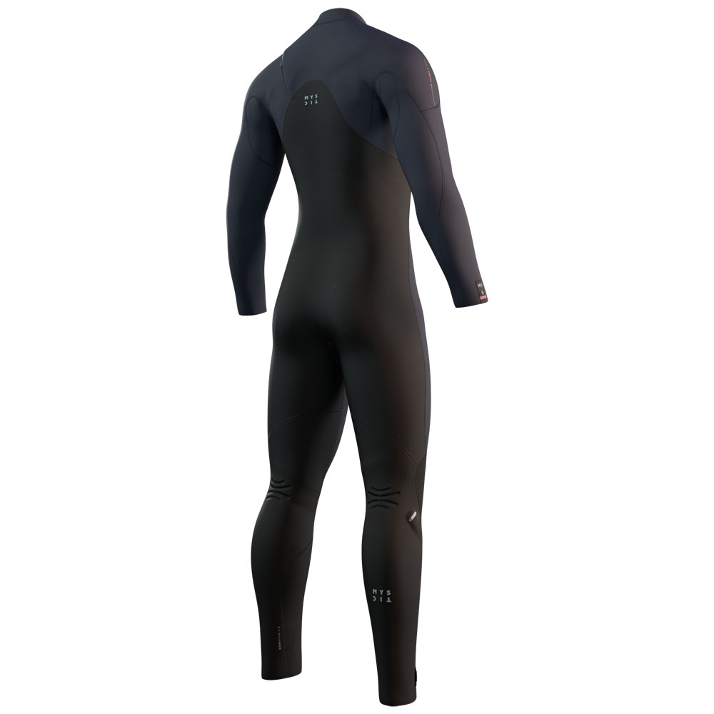 Mystic Majestic fullsuit wetsuit heren 4/3mm borstrits navy blauw 4