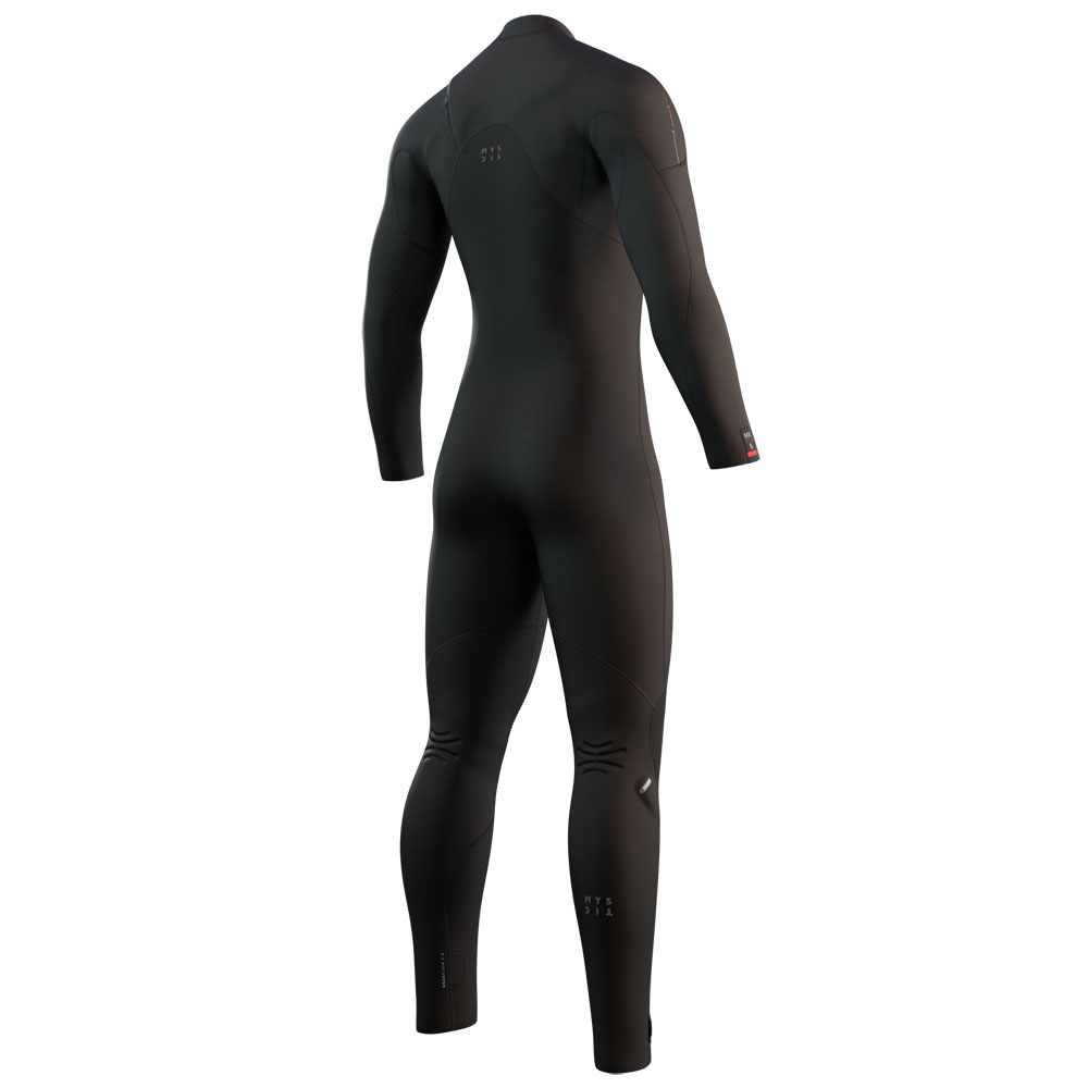 Majestic fullsuit wetsuit heren 4/3mm borstrits zwart