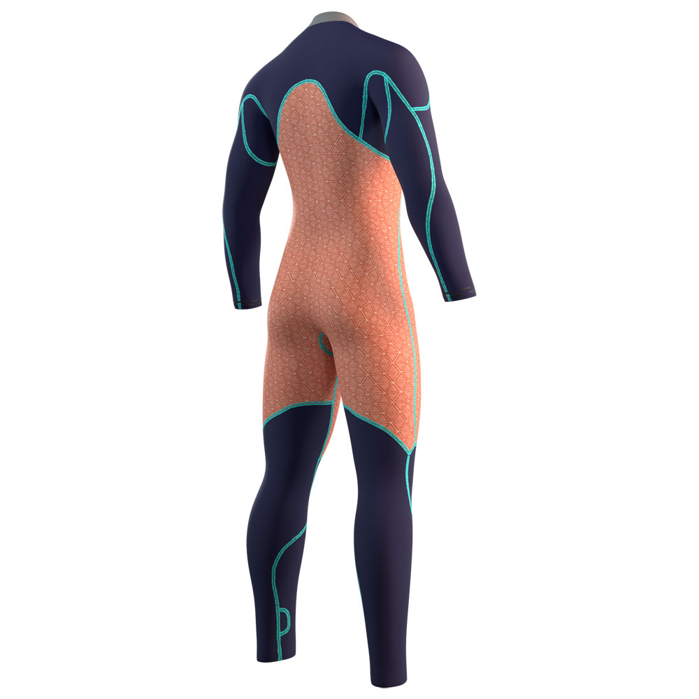 Mystic Majestic fullsuit wetsuit heren 4/3mm borstrits zwart 8
