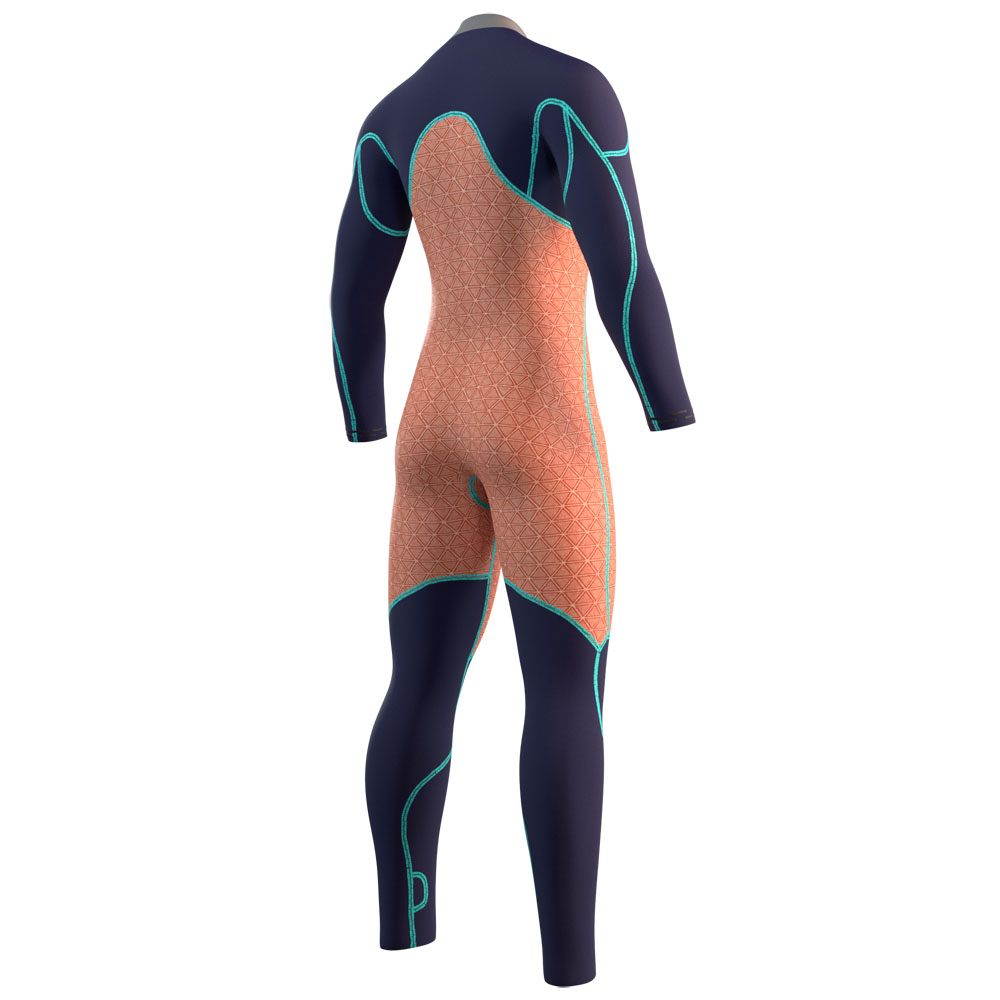 Mystic Majestic fullsuit wetsuit heren 3/2mm borstrits zwart 6