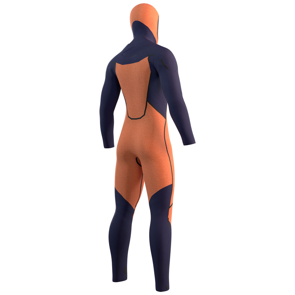 Mystic Marshall Hooded fullsuit wetsuit heren 5/3mm borstrits zwart 8