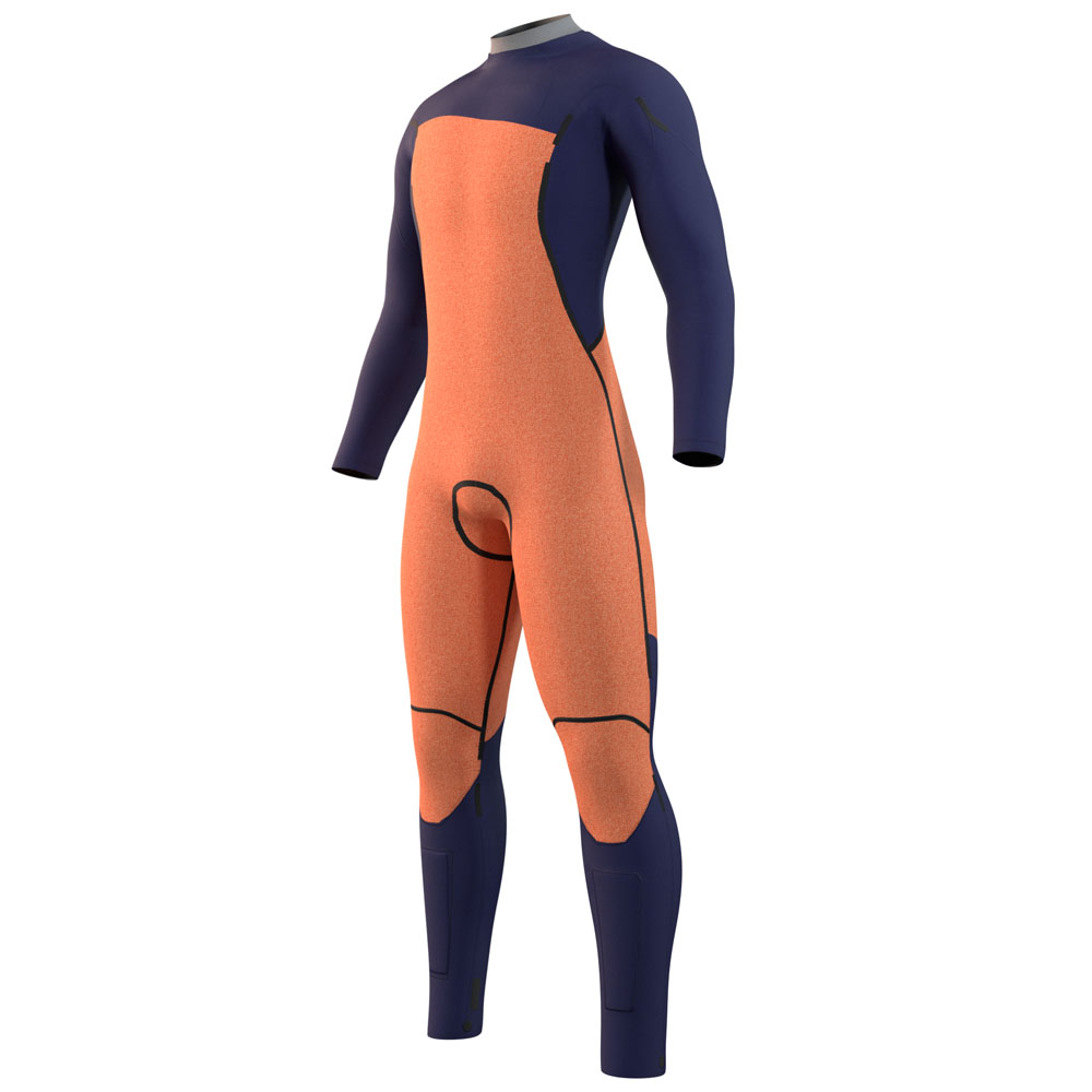 Mystic Marshall fullsuit wetsuit heren 4/3mm borstrits zwart 6