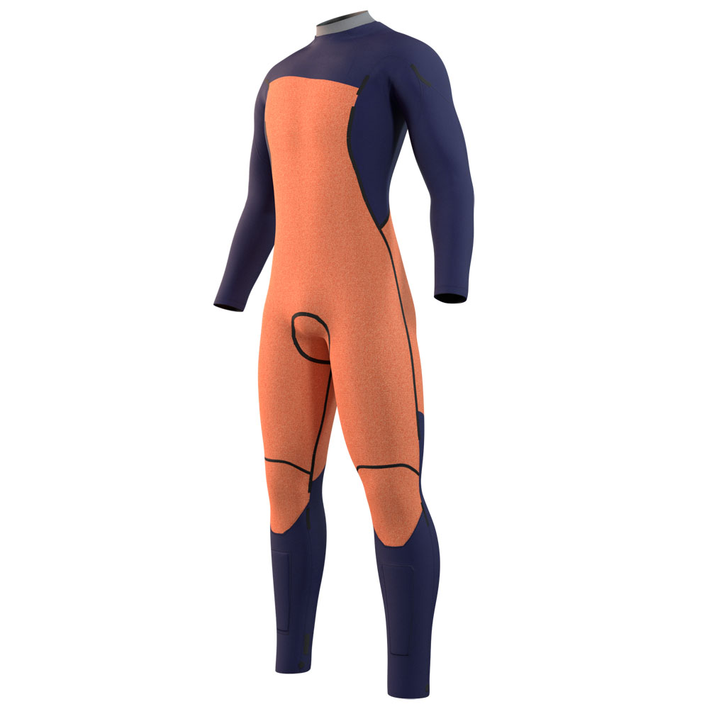 Mystic Marshall fullsuit wetsuit heren 3/2mm borstrits zwart 5