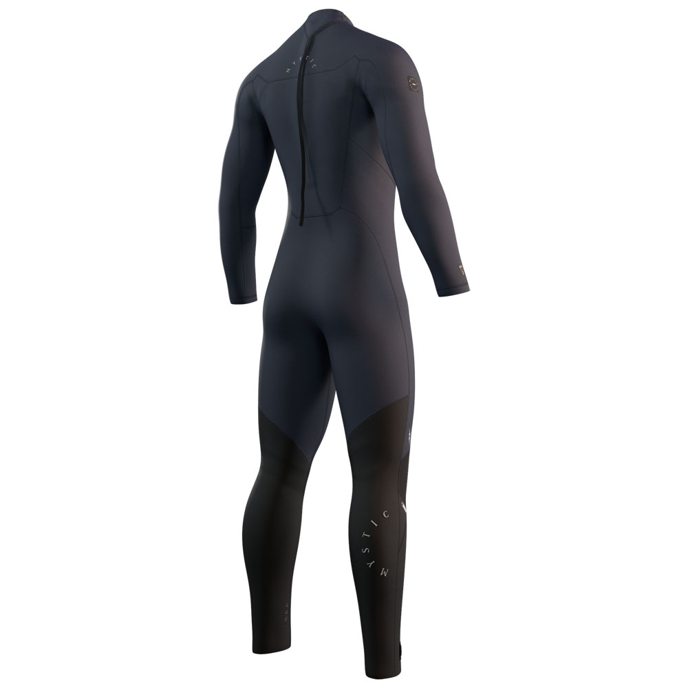 Mystic Marshall fullsuit wetsuit heren 5/3mm rugrits navy blauw 3