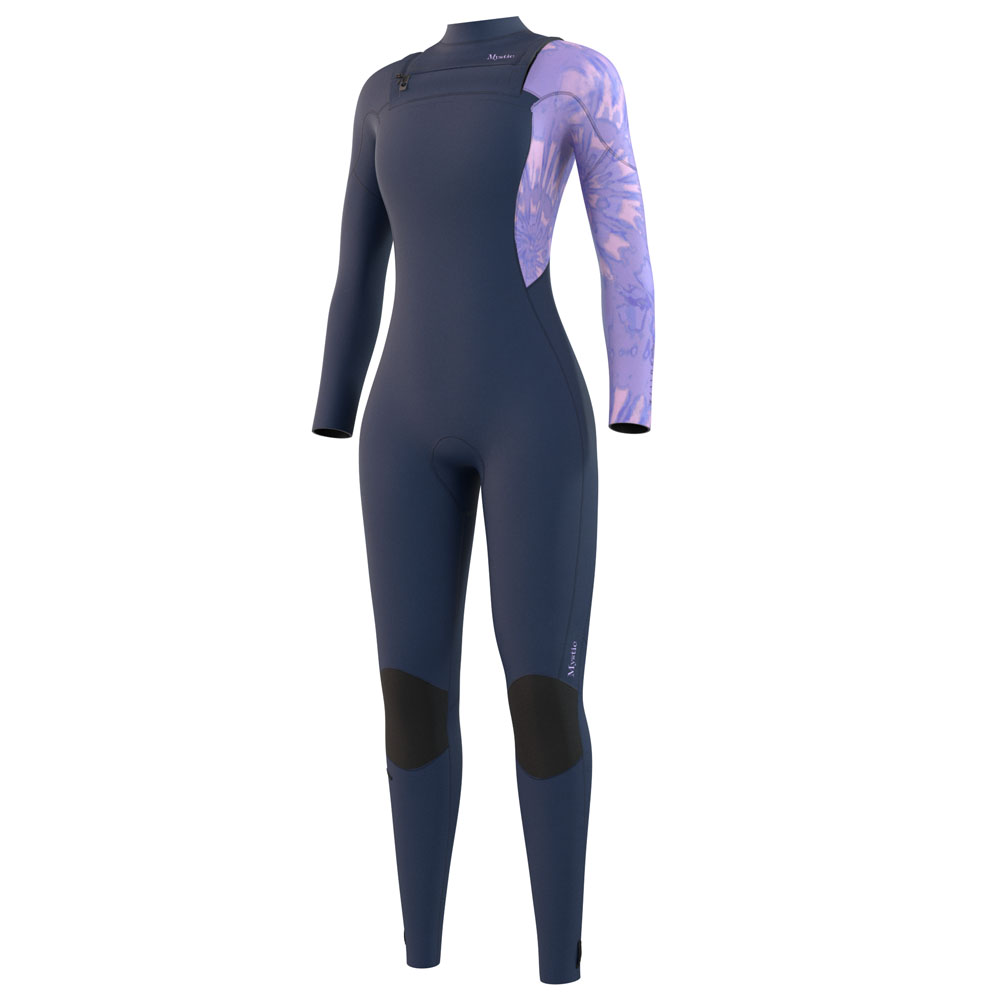 Mystic Jayde fullsuit wetsuit 5/4mm dubbele borstrits dames navy blauw foto 1