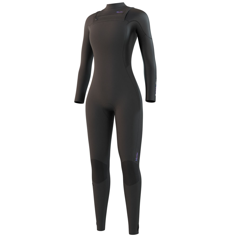 Mystic Jayde fullsuit wetsuit 5/4mm dubbele borstrits dames zwart foto 1