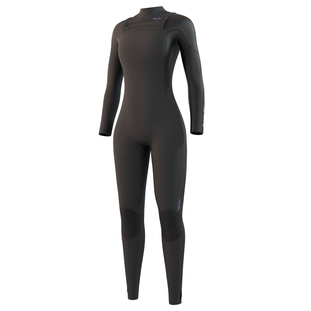 Mystic Jayde fullsuit wetsuit 4/3mm dubbele borstrits dames zwart 1