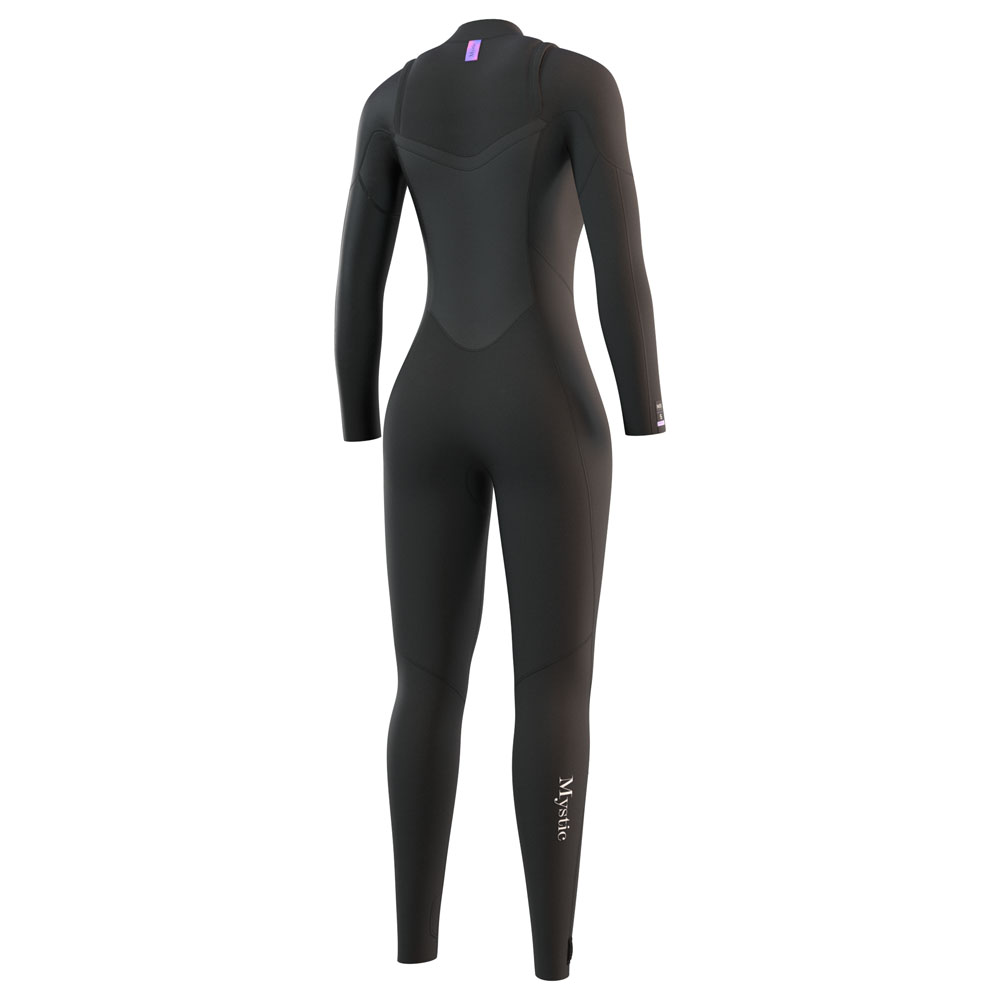 Mystic Jayde fullsuit wetsuit 4/3mm dubbele borstrits dames zwart 4