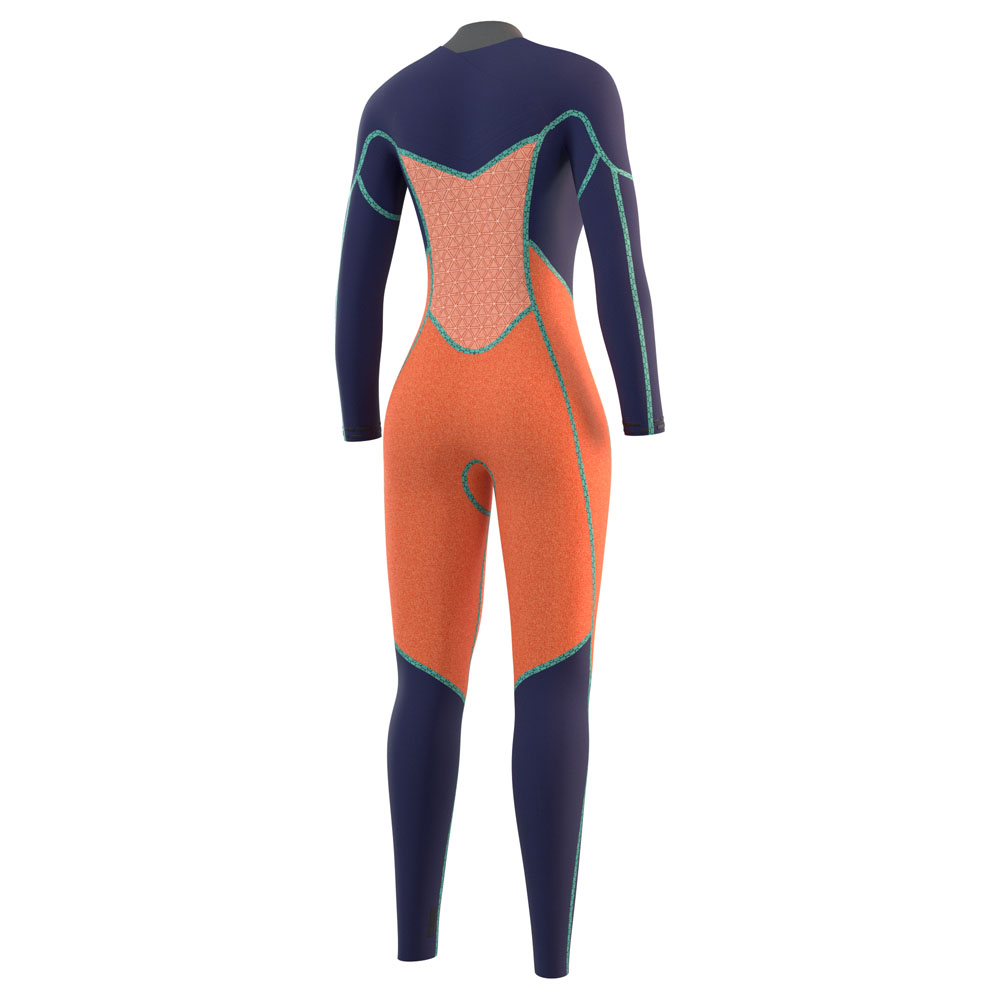 Mystic Jayde fullsuit wetsuit 4/3mm dubbele borstrits dames zwart 7