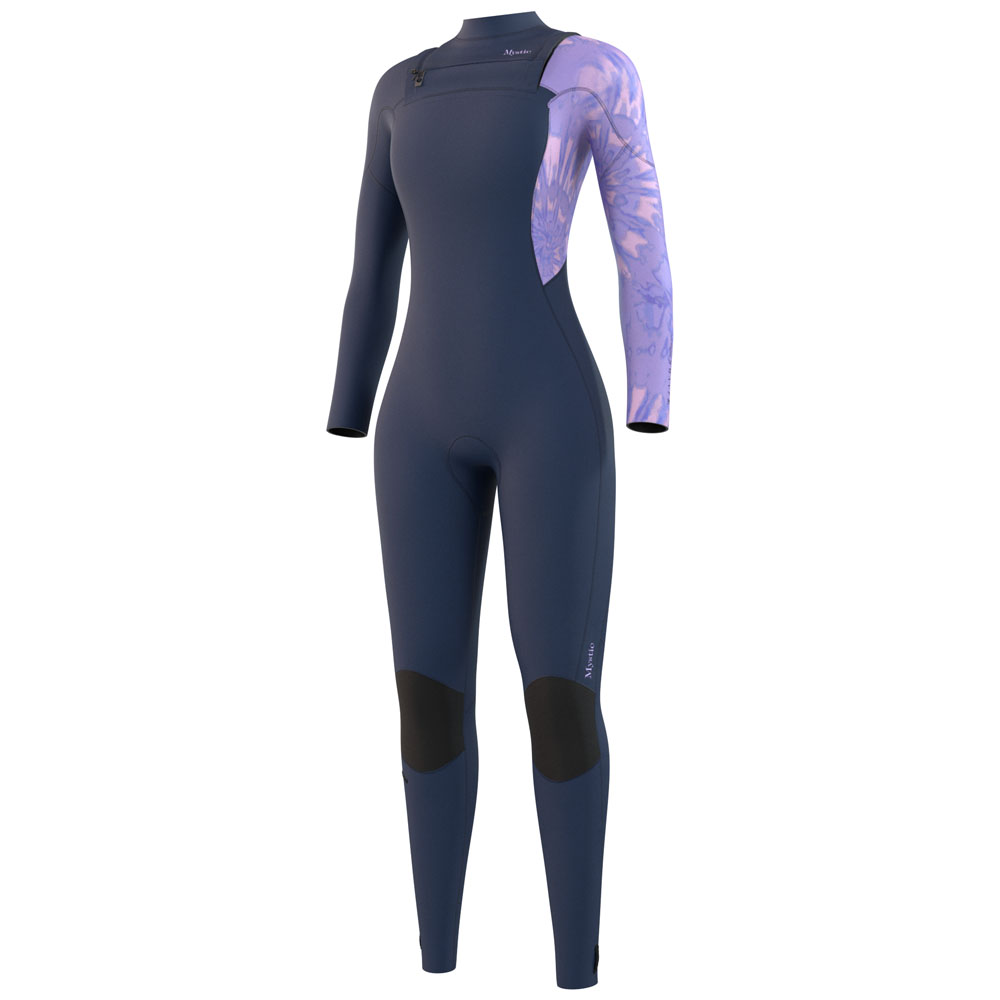 Mystic Jayde fullsuit wetsuit 3/2mm dubbele borstrits dames navy blauw foto 1