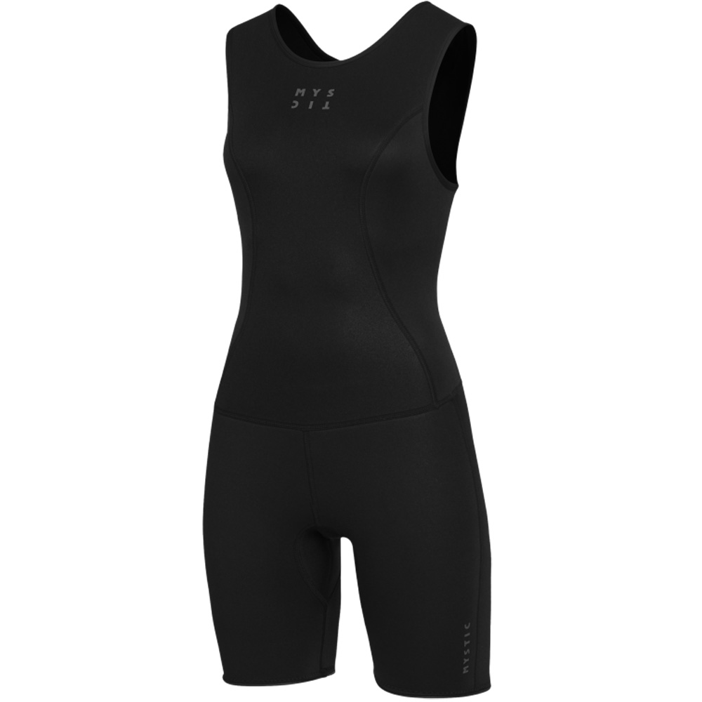 Mystic Brand Short John wetsuit 2mm dames zwart foto 1