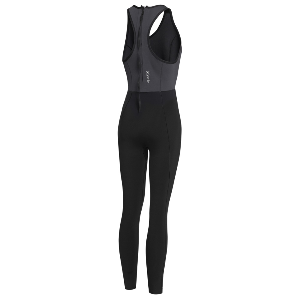 Mystic Lunar Long John wetsuit  2/2mm rugrits dames zwart 2