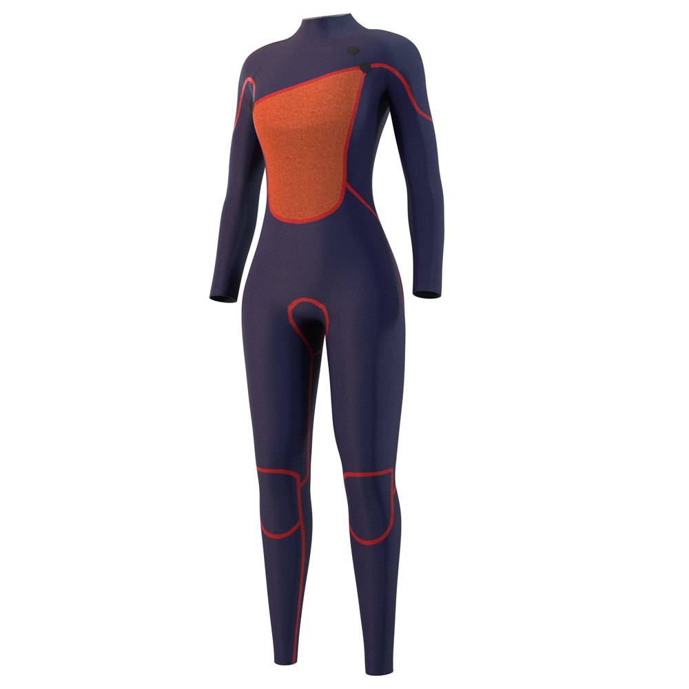 Mystic The One fullsuit wetsuit 4/3mm Zipfree dames zwart 3