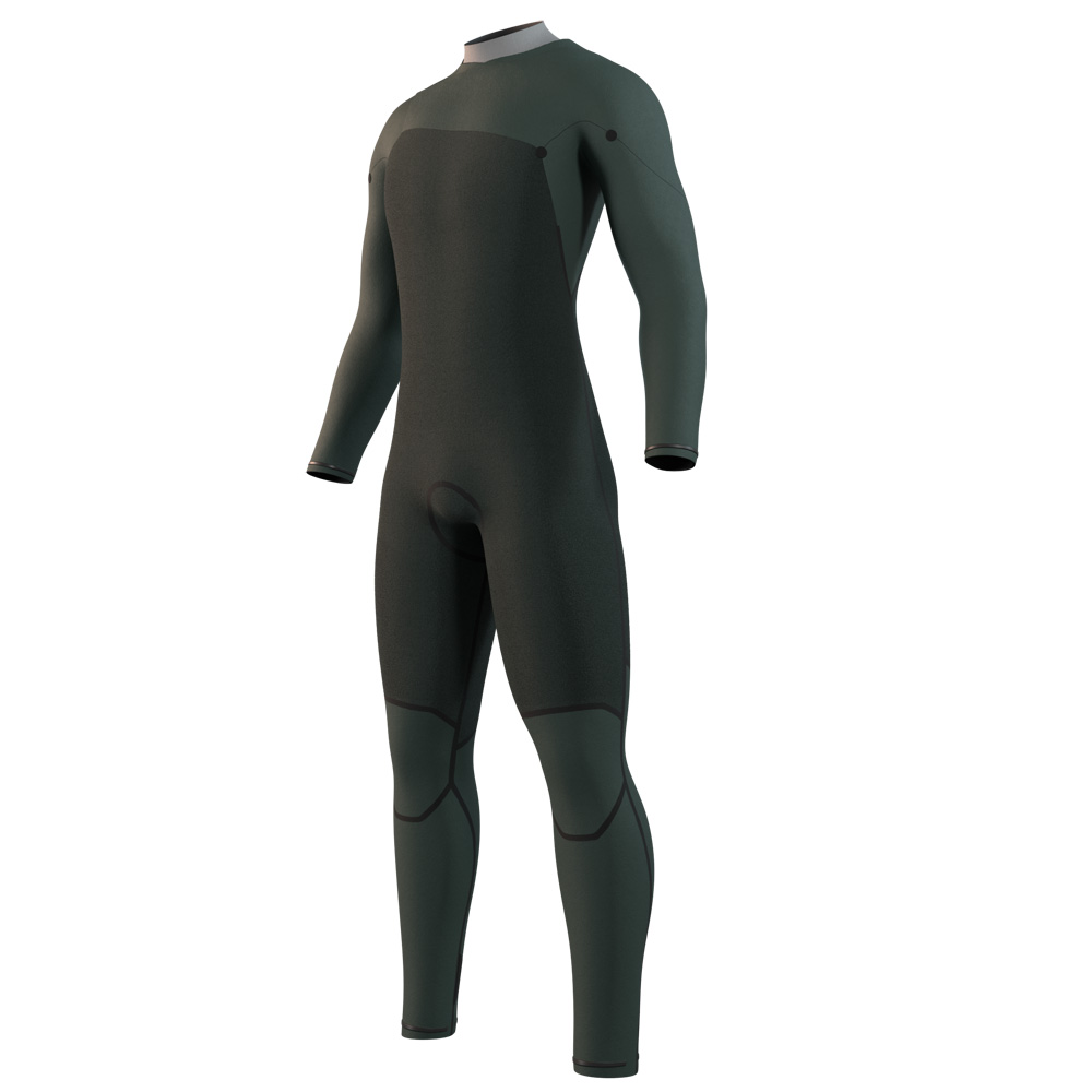 Mystic Motion fullsuit wetsuit 5/3 mm borstrits heren zwart 3