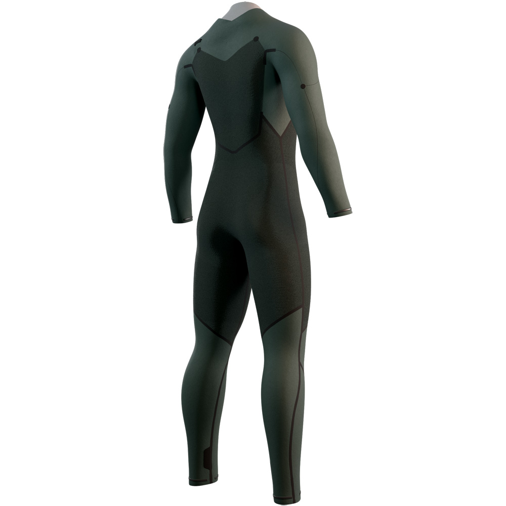 Mystic Motion fullsuit 5/3 mm borstrits heren zwart/zand 4
