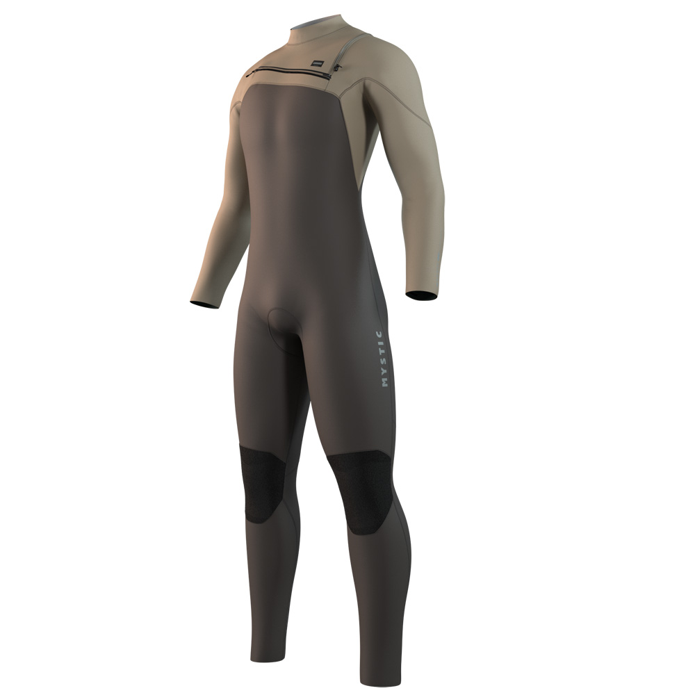 Motion fullsuit wetsuit 4/3 mm borstrits beige