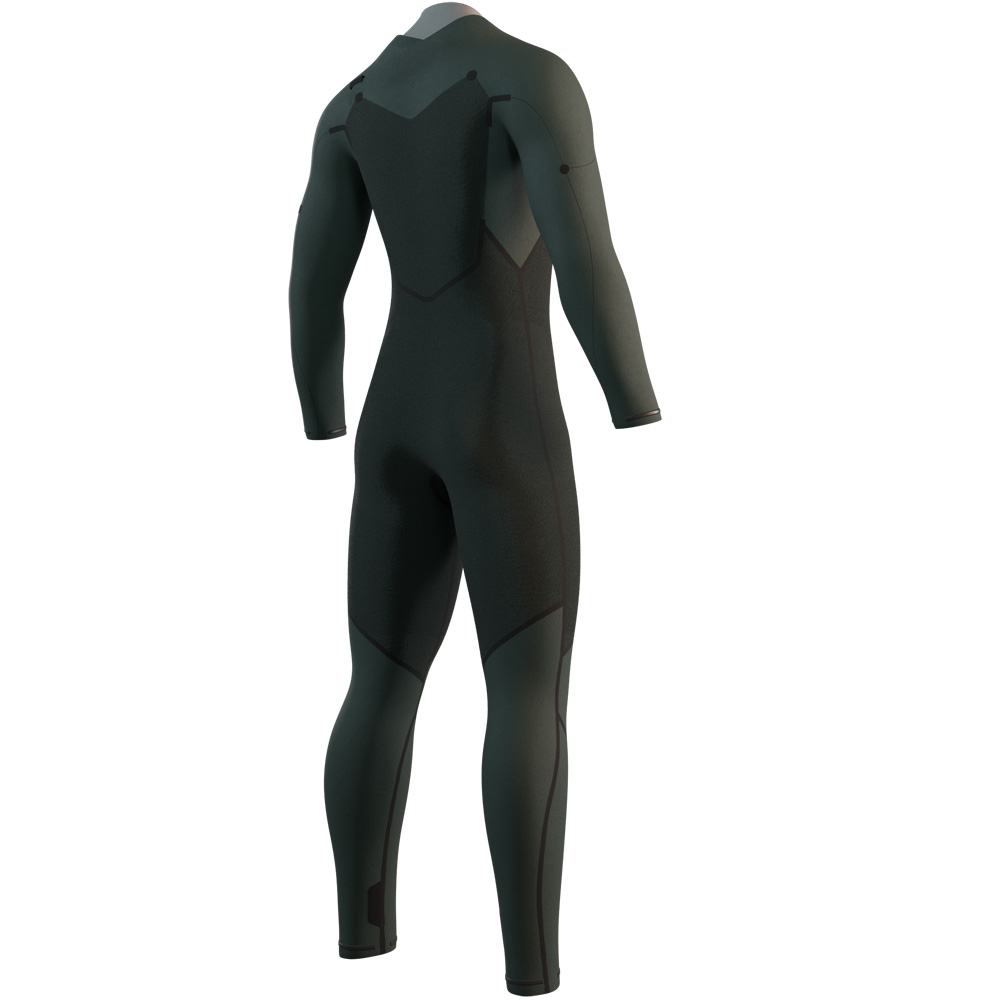 Mystic Motion fullsuit wetsuit 4/3 mm borstrits beige 4