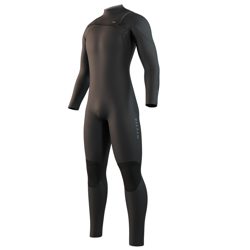 Motion fullsuit wetsuit 4/3 mm borstrits heren zwart