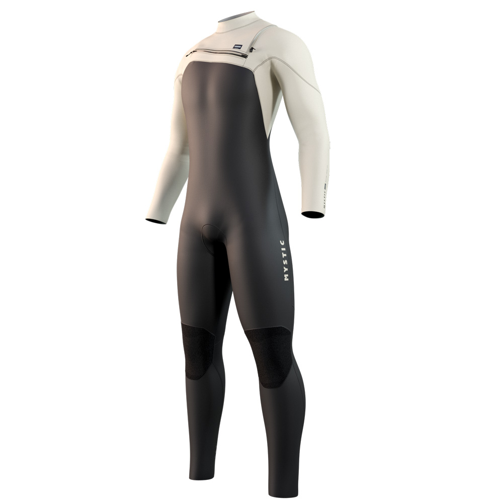 Motion fullsuit 3/2 mm borstrits heren zwart/zand