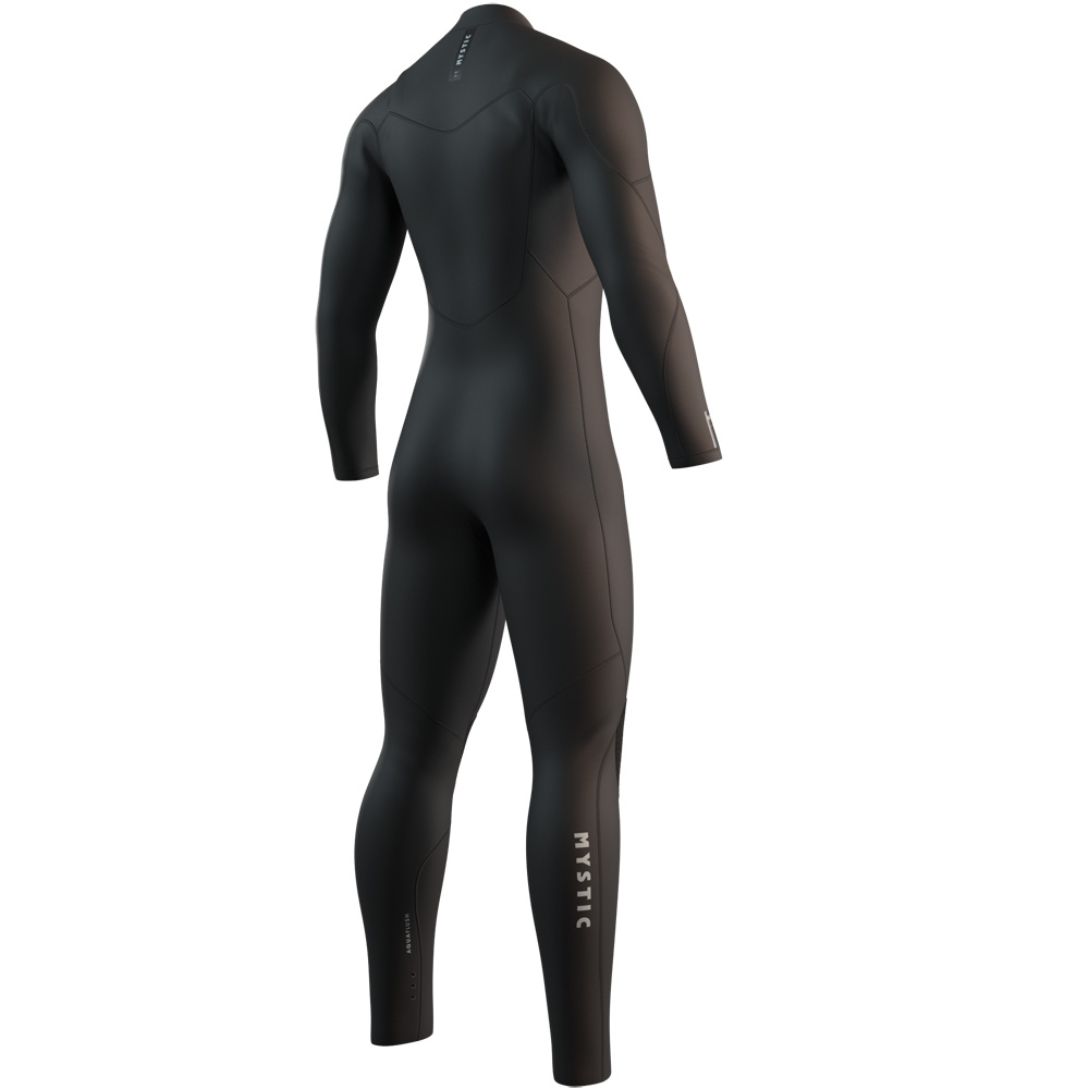 Mystic Star fullsuit wetsuit 4/3 mm borstrits heren zwart 2