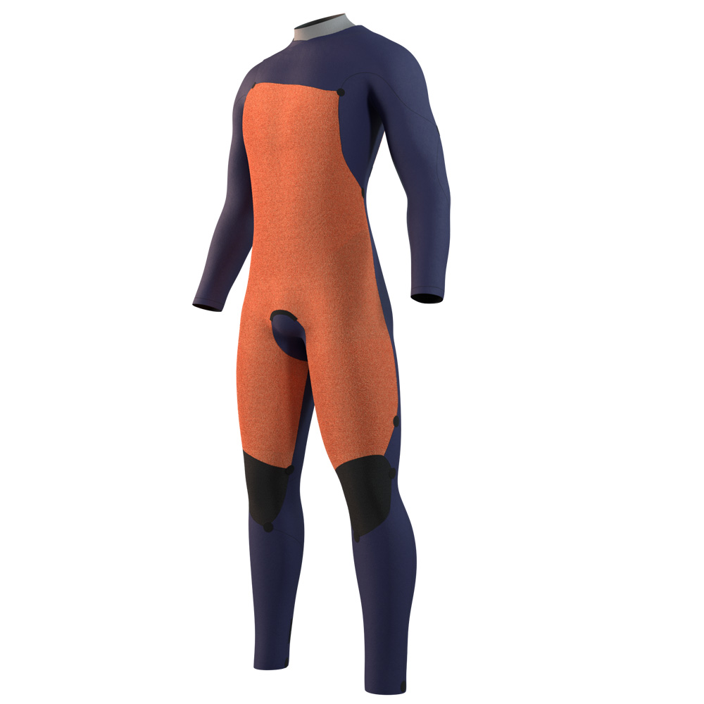 Mystic Star fullsuit wetsuit 3/2 mm borstrits heren zwart 3