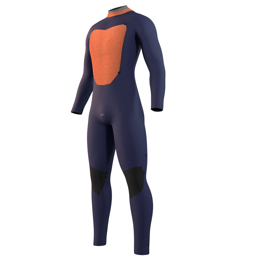 Mystic Star fullsuit wetsuit 5/3 mm rugrits heren groen 3