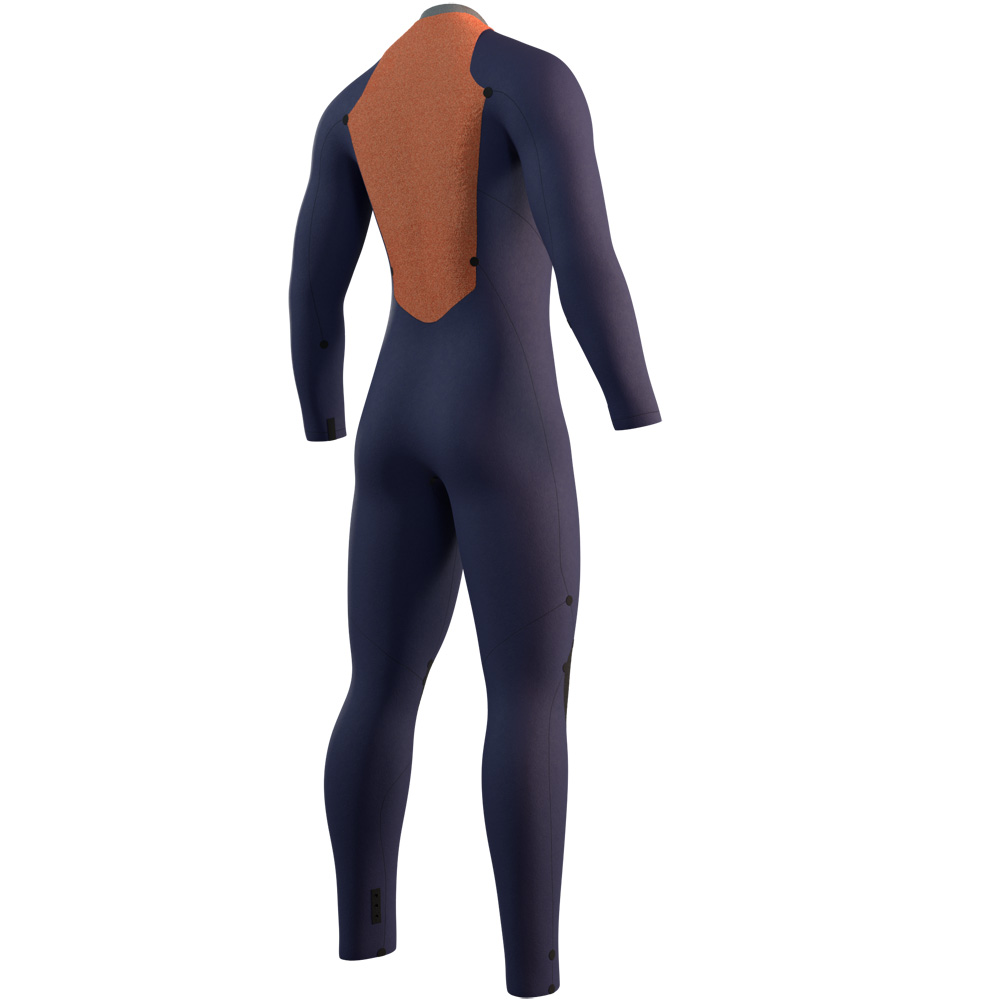 Mystic Star fullsuit wetsuit 4/3 mm rugrits heren groen 4