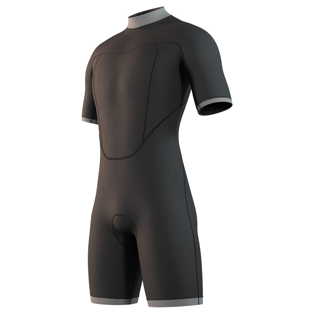 Mystic Brand shorty wetsuit 3/2 rugrits heren olijf groen 3